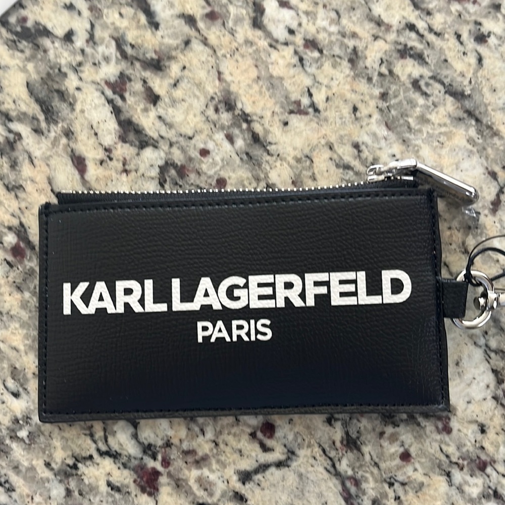 Karl Lagerfeld card holder wristlet
